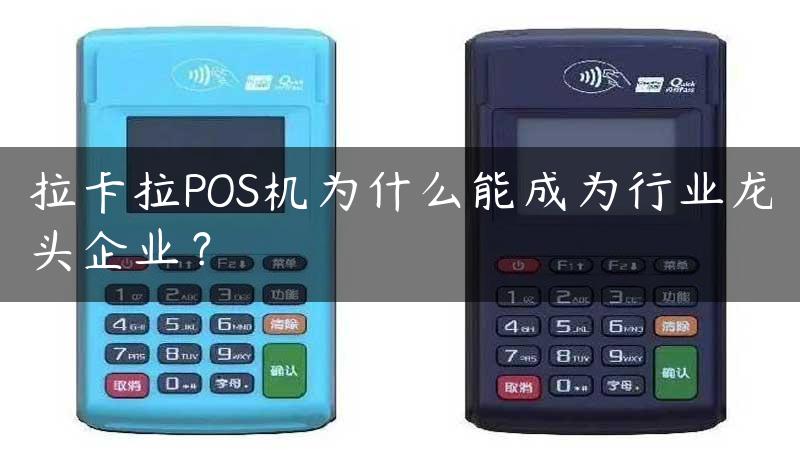 拉卡拉POS机为什么能成为行业龙头企业？