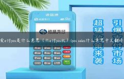 爱e付pos是什么意思（兴e付pos机）(pos sales什么意思中文翻译)缩略图