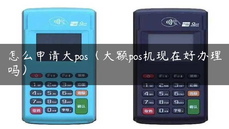 怎么申请大pos（大额pos机现在好办理吗）