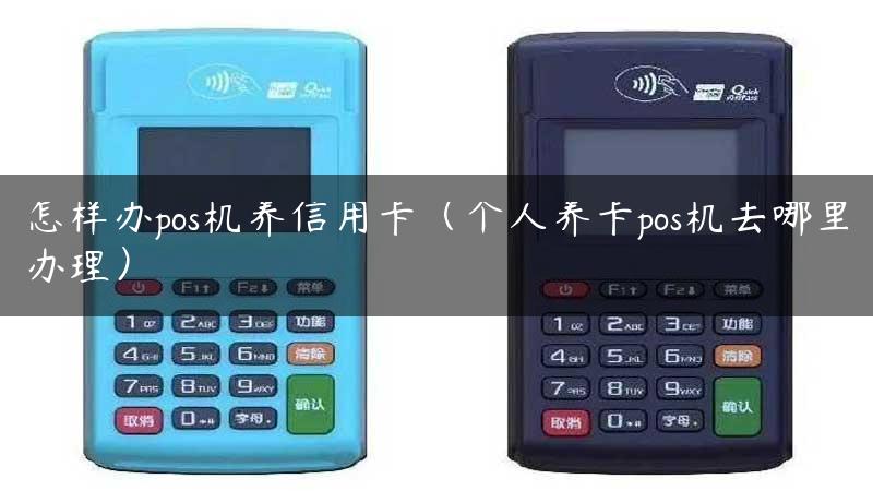 怎样办pos机养信用卡（个人养卡pos机去哪里办理）