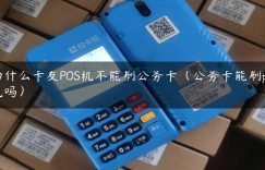 为什么卡友POS机不能刷公务卡（公务卡能刷pos机吗）缩略图