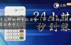 什么样的刷卡机安全（什么样的pos机更适合养卡）缩略图