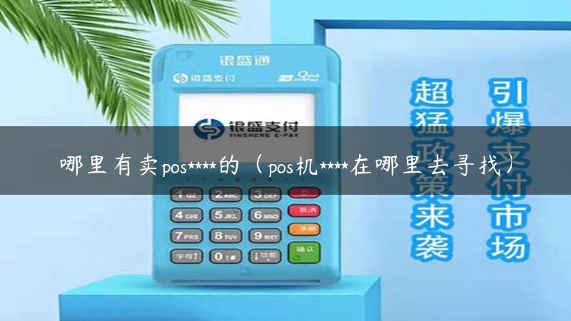 哪里有卖pos****的（pos机****在哪里去寻找）