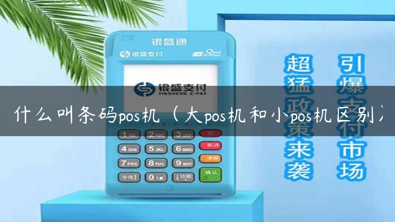 什么叫条码pos机（大pos机和小pos机区别）