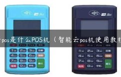 云pos是什么POS机（智能云pos机使用教程）缩略图