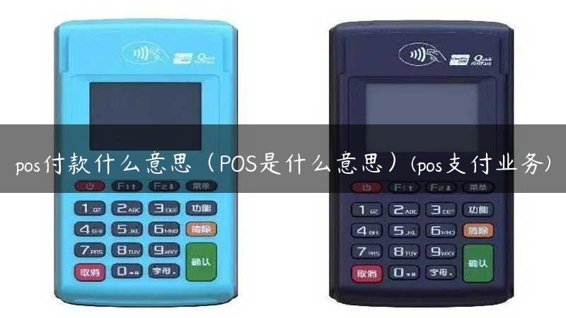 pos付款什么意思（POS是什么意思）(pos支付业务)