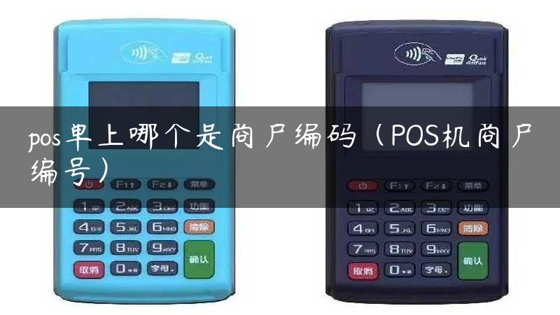 pos单上哪个是商户编码（POS机商户编号）