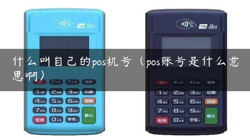 什么叫自己的pos机号（pos账号是什么意思啊）