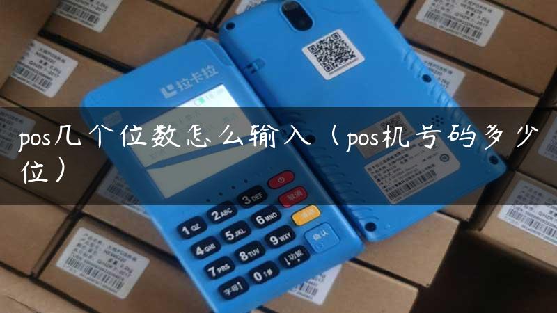 pos几个位数怎么输入（pos机号码多少位）