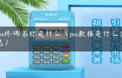 pos终端名称是什么（pos数据是什么意思）缩略图