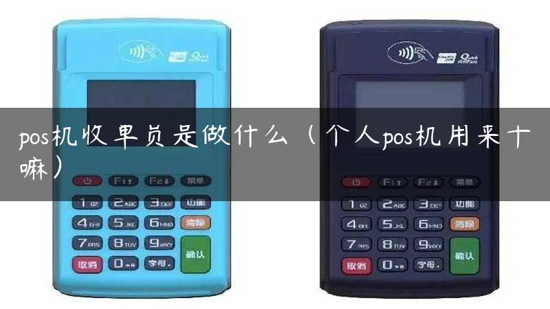 pos机收单员是做什么（个人pos机用来干嘛）