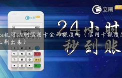 pos机可以刷信用卡全部额度吗（信用卡额度怎么刷出来）缩略图