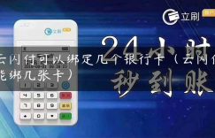 云闪付可以绑定几个银行卡（云闪付能绑几张卡）缩略图