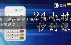 农行退pos机押金流程（农行扫码付怎么办理退款）缩略图