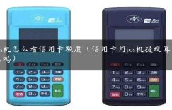 pos机怎么看信用卡额度（信用卡用pos机提现算利息吗）缩略图