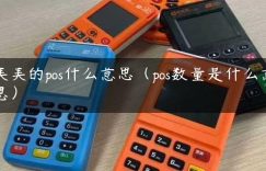 美美的pos什么意思（pos数量是什么意思）缩略图