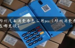 郑州汽车消费券怎么用pos（郑州消费券在哪里领）缩略图