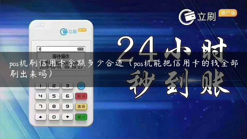 pos机刷信用卡余额多少合适（pos机能把信用卡的钱全部刷出来吗）