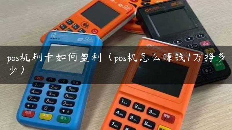 pos机刷卡如何盈利（pos机怎么赚钱1万挣多少）