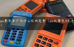 安pos费率多少为什么收两笔费（pos机每笔3元手续费）缩略图