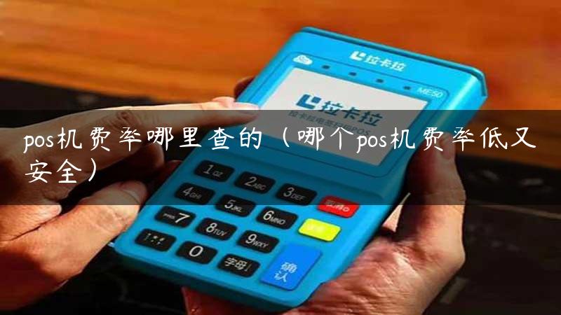 pos机费率哪里查的（哪个pos机费率低又安全）