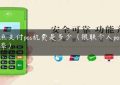 银点支付pos机费是多少（银联个人pos机费率）缩略图