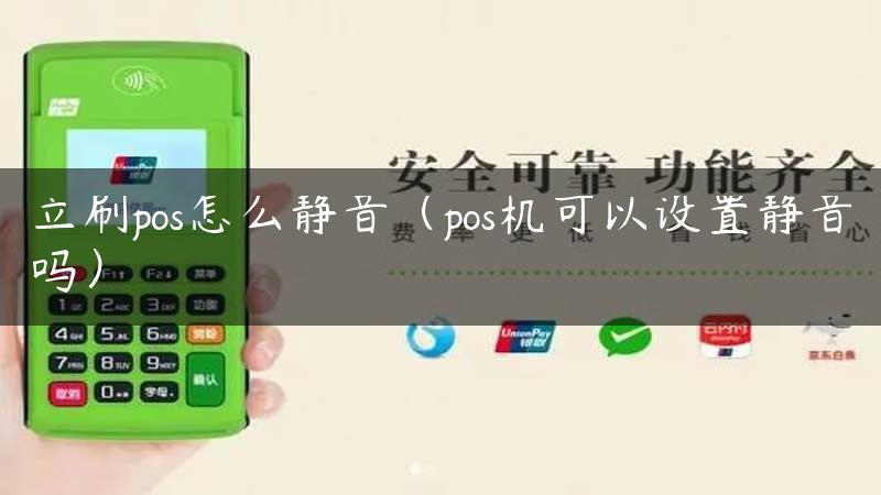 立刷pos怎么静音（pos机可以设置静音吗）