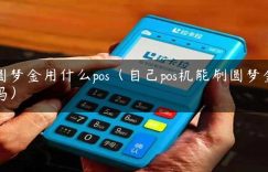 圆梦金用什么pos（自己pos机能刷圆梦金吗）缩略图