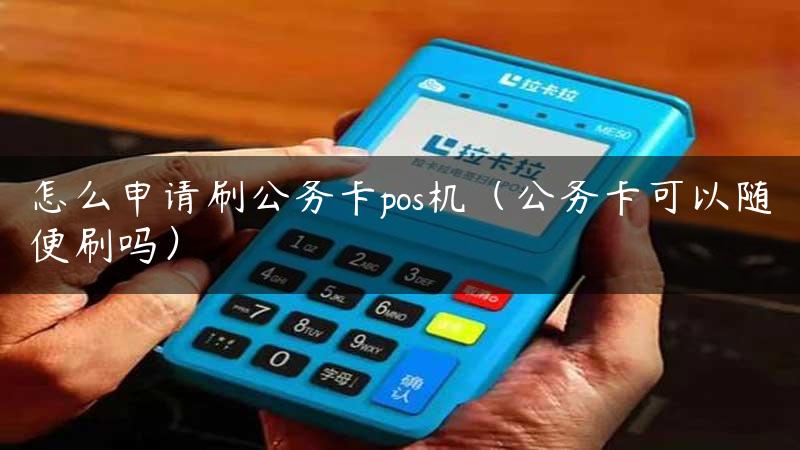 怎么申请刷公务卡pos机（公务卡可以随便刷吗）