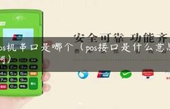 pos机串口是哪个（pos接口是什么意思啊）缩略图