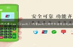 如何代理小pos（小pos机）(内蒙pos机代理呼和浩特正规pos机)缩略图