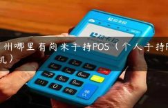 广州哪里有商米手持POS（个人手持POS机）缩略图