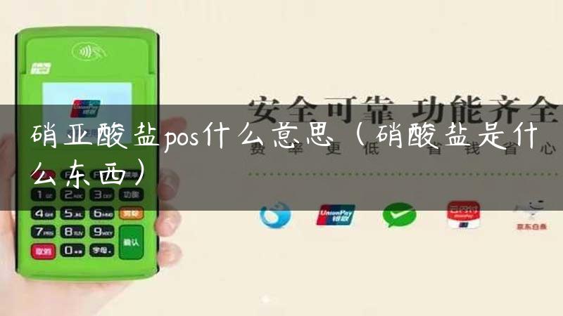 硝亚酸盐pos什么意思（硝酸盐是什么东西）