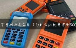 pos不首刷会怎么样（为什么pos机要首刷5000）缩略图
