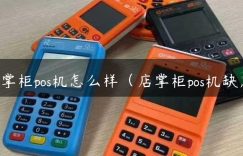 富掌柜pos机怎么样（店掌柜pos机缺点）缩略图