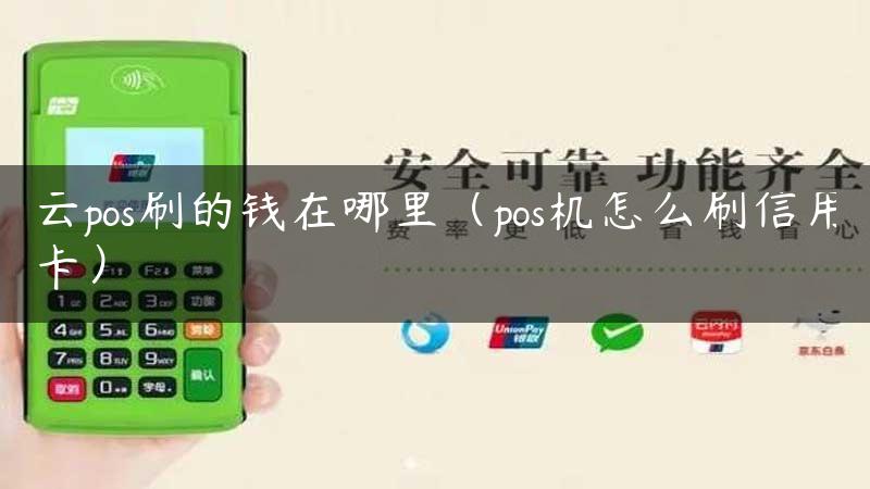 云pos刷的钱在哪里（pos机怎么刷信用卡）