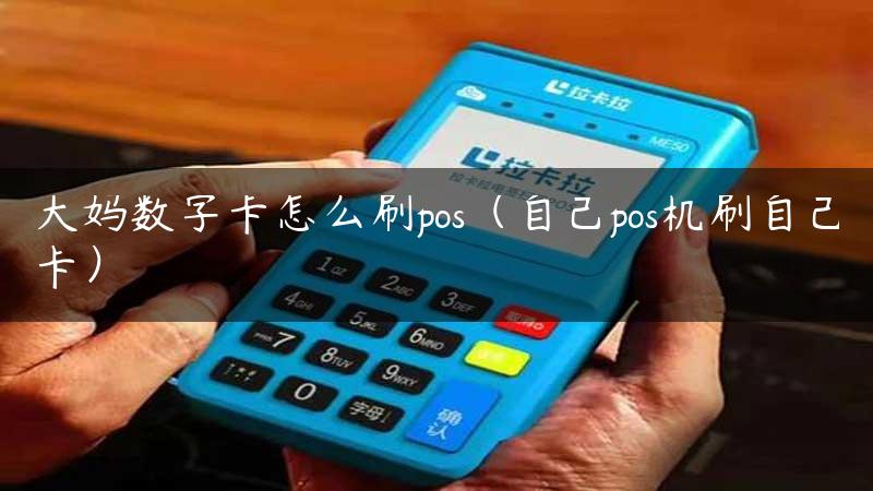 大妈数字卡怎么刷pos（自己pos机刷自己卡）