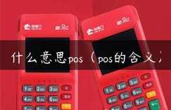 什么意思pos（pos的含义）缩略图