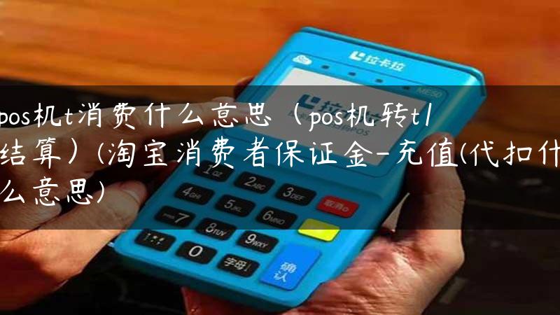 pos机t消费什么意思（pos机转t1结算）(淘宝消费者保证金-充值(代扣什么意思)