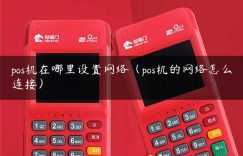 pos机在哪里设置网络（pos机的网络怎么连接）缩略图