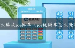 怎么解决pos掉单（pos机调单怎么处理）缩略图