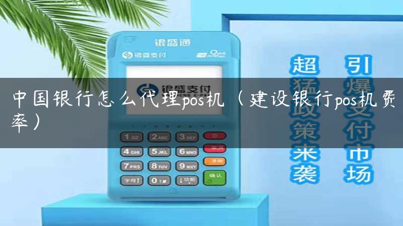 中国银行怎么代理pos机（建设银行pos机费率）