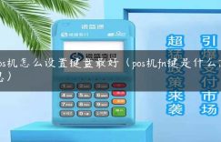 pos机怎么设置键盘最好（pos机fn键是什么意思）缩略图