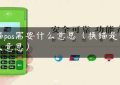 锚pos需要什么意思（换锚是什么意思）缩略图