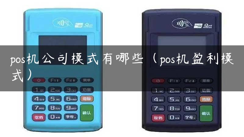 pos机公司模式有哪些（pos机盈利模式）