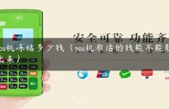 pos机冻结多少钱（pos机激活的钱能不能取出来）缩略图