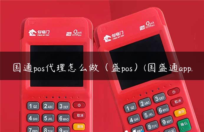 国通pos代理怎么做（盛pos）(国盛通app)