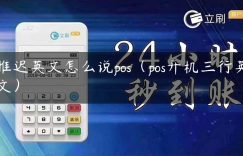 推迟英文怎么说pos（pos开机三行英文）缩略图