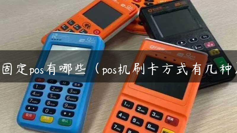 固定pos有哪些（pos机刷卡方式有几种）