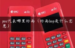 pos代表哪里标高（标高bop是什么意思）缩略图